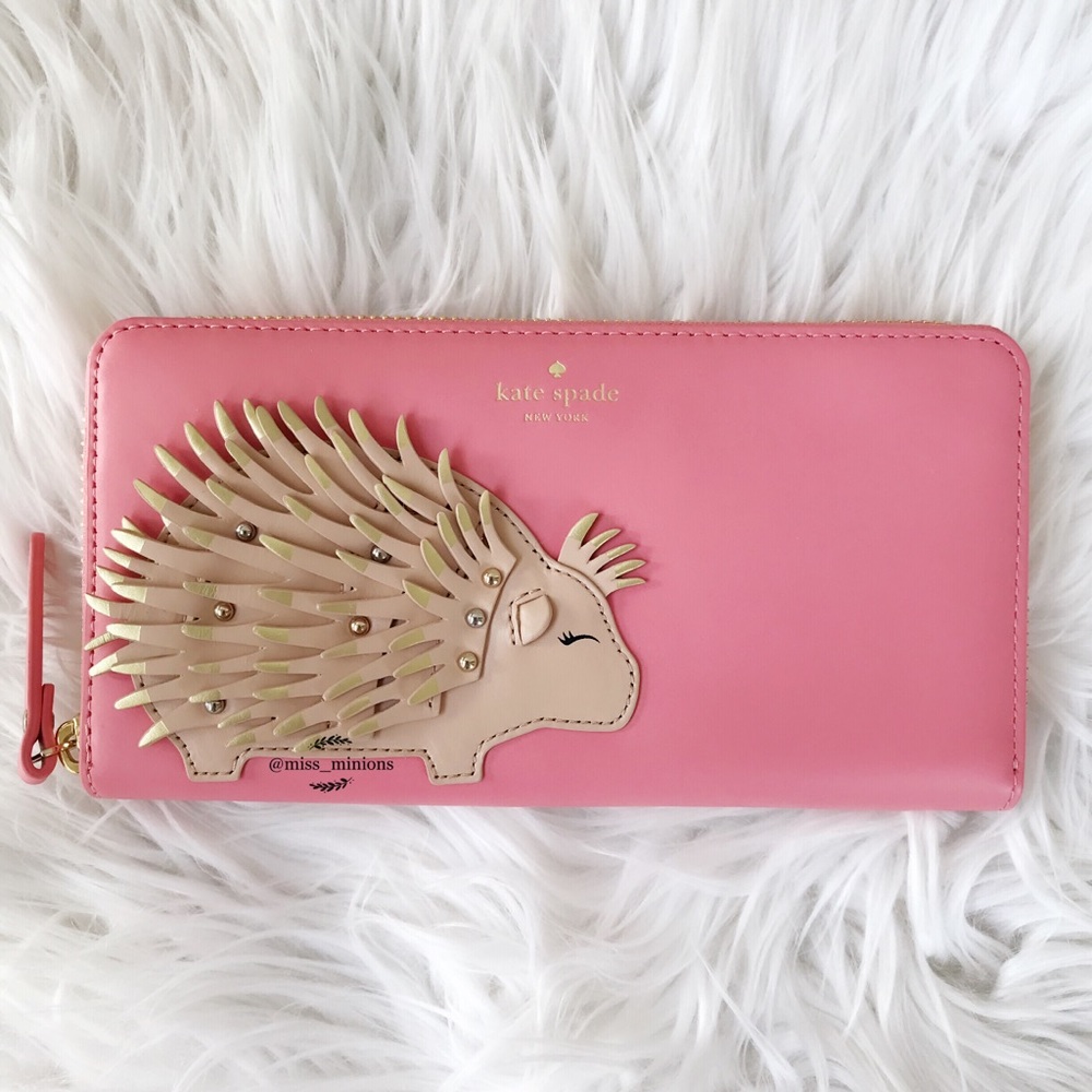 Kate Spade Porcupine Appliqué Baja Bound Wallet - Picture 5 of 5